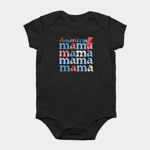 American Mama Baby Bodysuit by The WYLD Tribe
